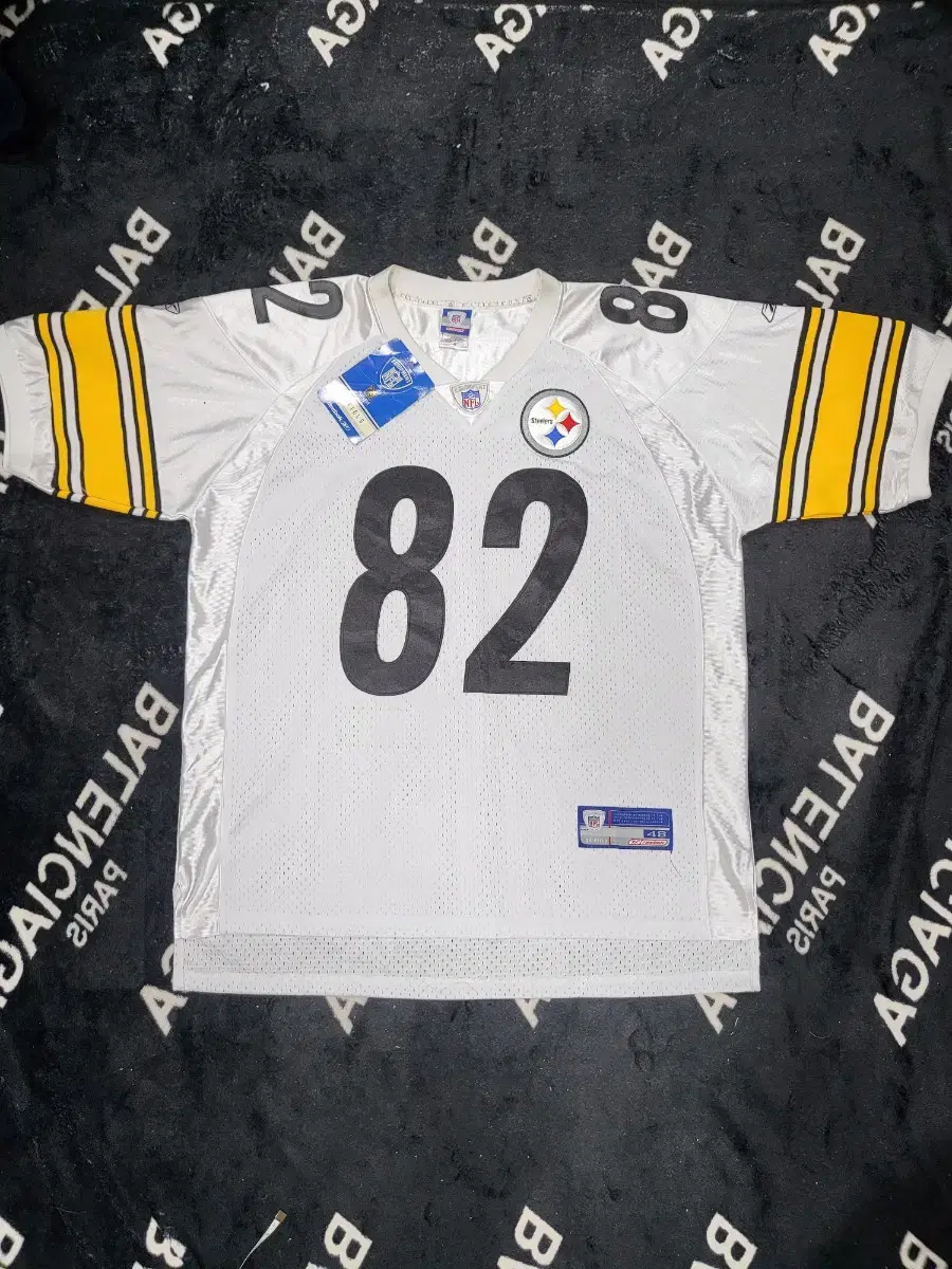 48)NFL x 리복 피츠버그 스틸러스 화이트 82" RANDLE EL